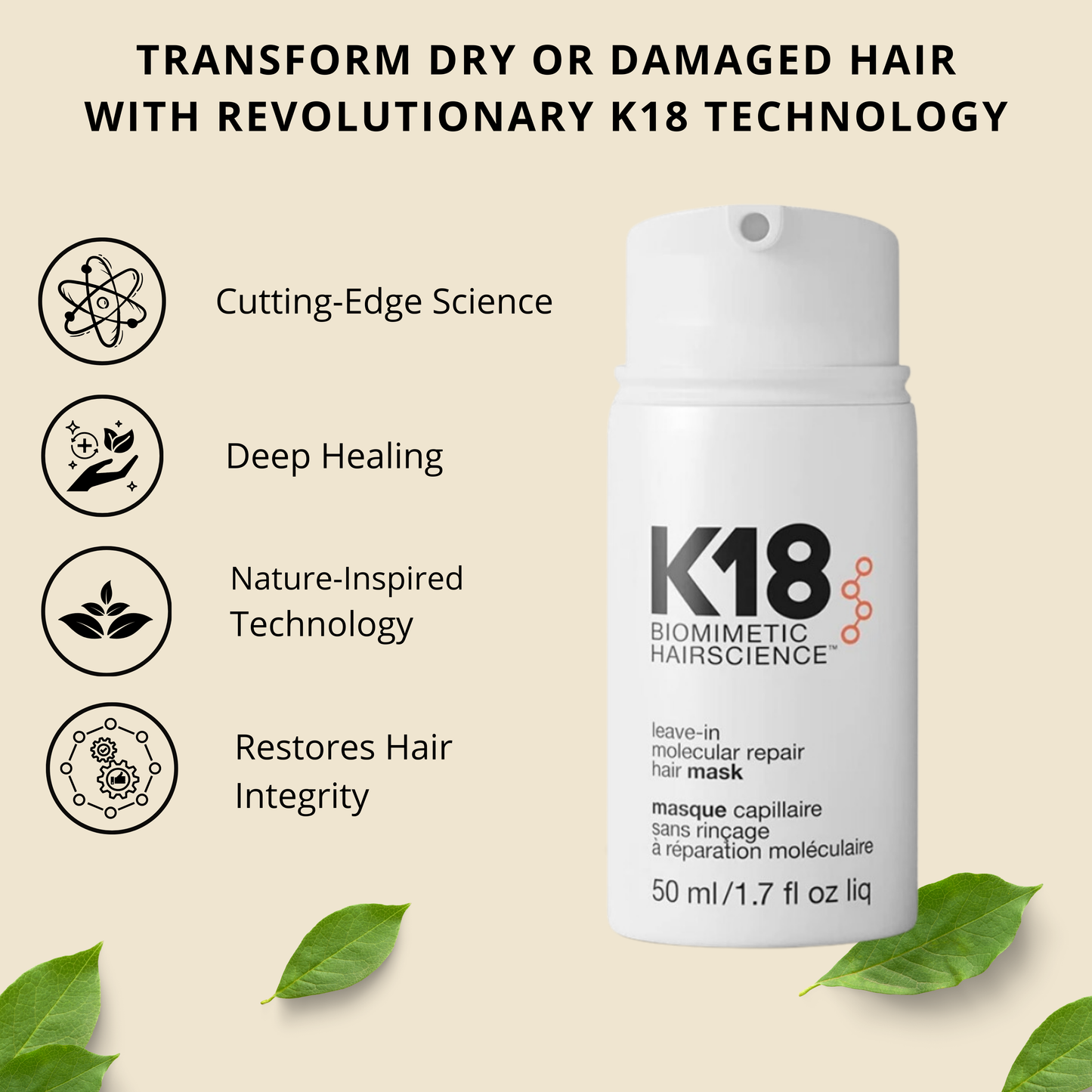 K18 Repair Hair Mask
