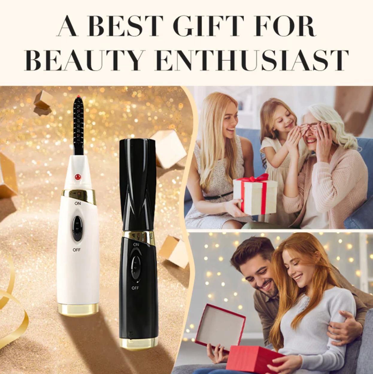 LashGlamPro™ Heated Eyelash Curler