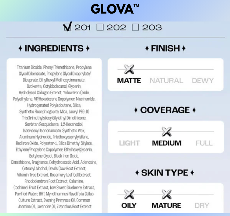 GLOVA™ Color-Adapting Foundation