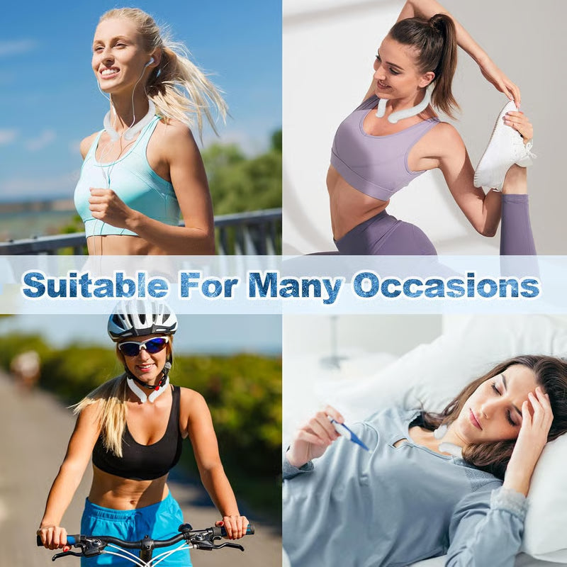 ❄️ ChillHalo™ – Your Personal Cooling Ring for Instant Heat Relief