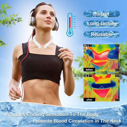❄️ ChillHalo™ – Your Personal Cooling Ring for Instant Heat Relief