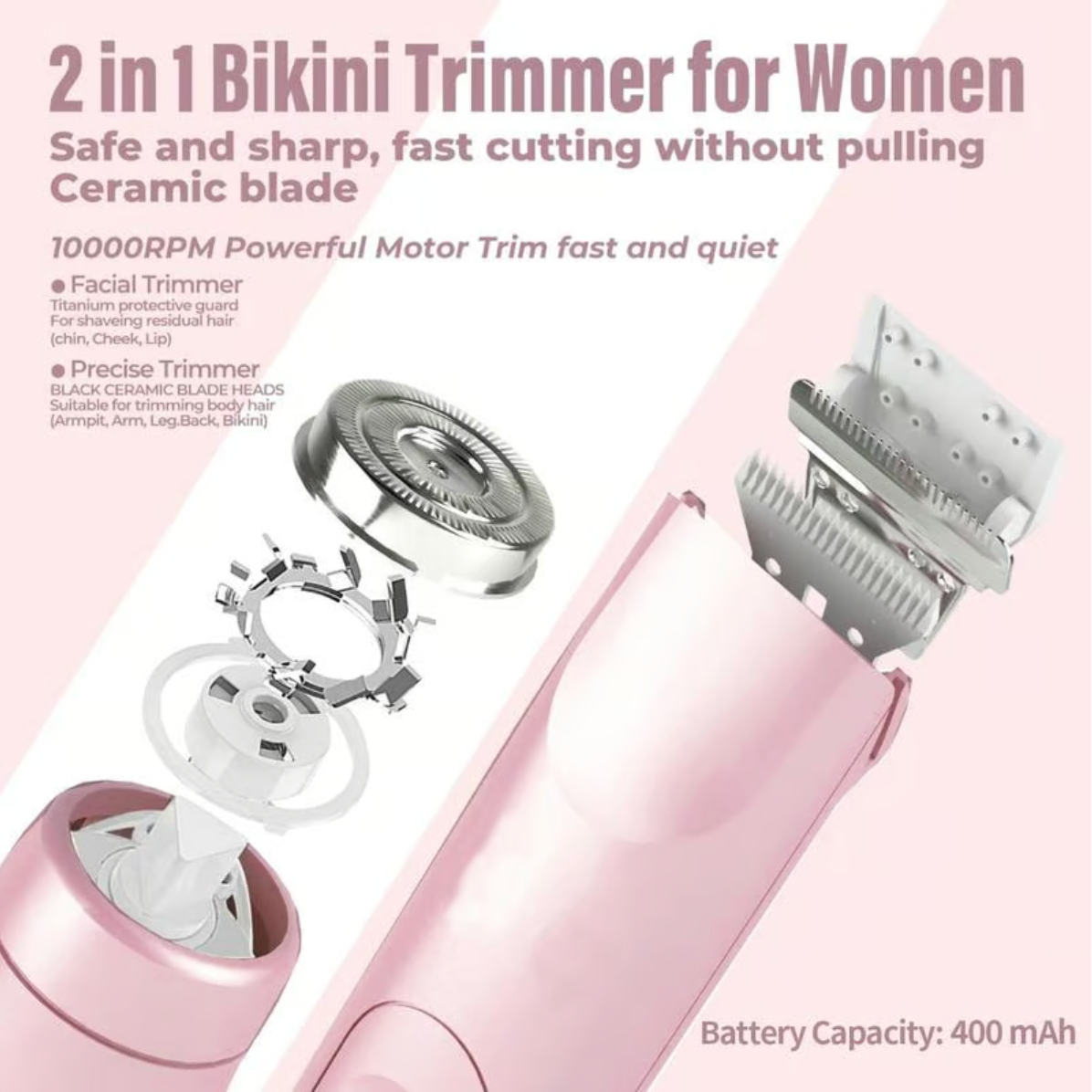 Comfort 2 in 1 Electric Lady Shaver