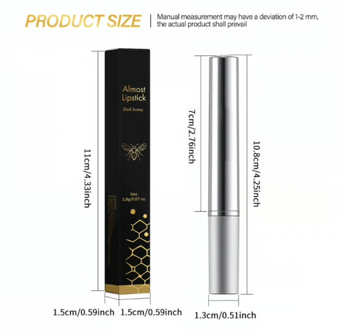 Safe and chemical-free lipstick with nourishing formula, suitable for sensitive lips.