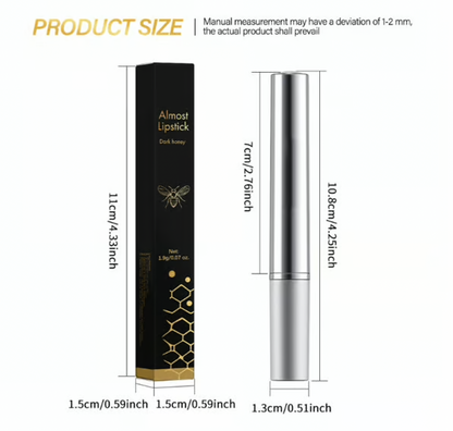 Safe and chemical-free lipstick with nourishing formula, suitable for sensitive lips.