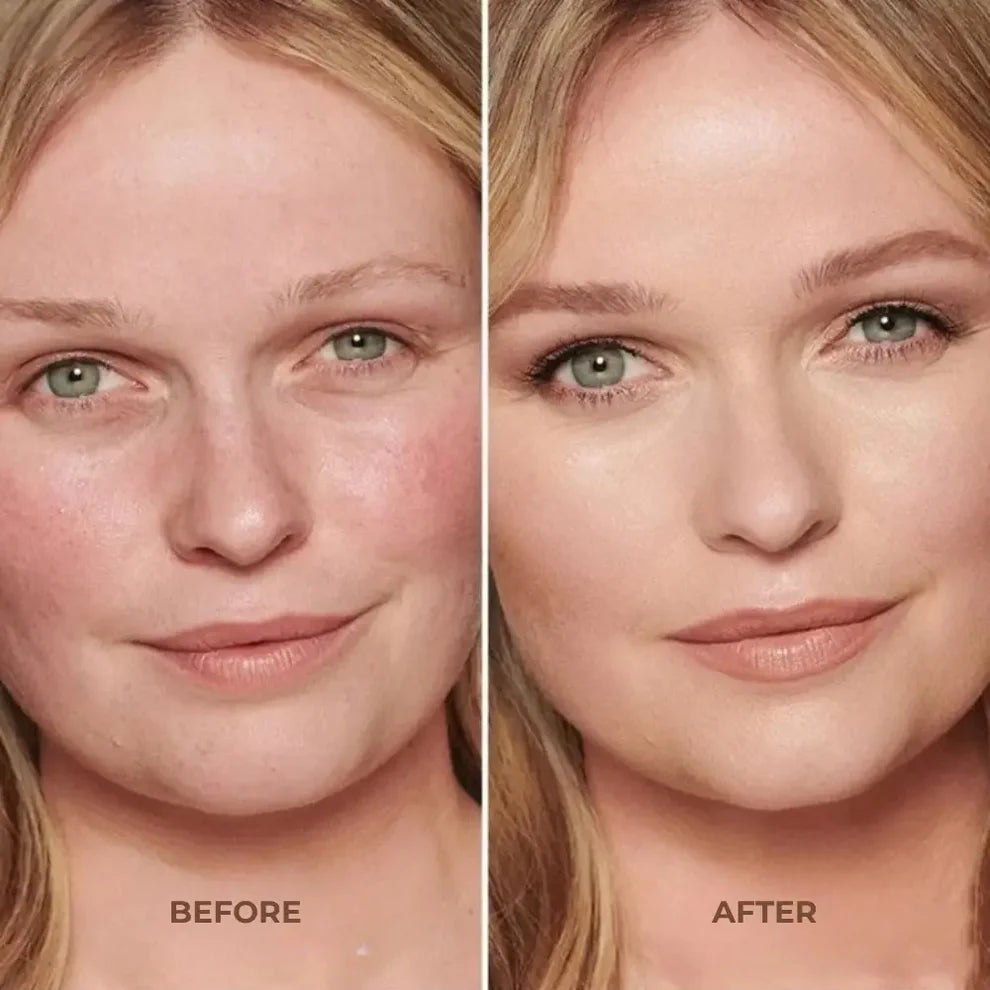 Lightweight cream foundation that hides blemishes and imperfections