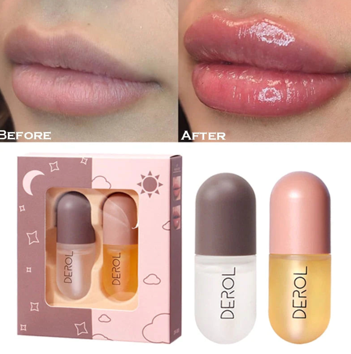 Instant plumping lip serum for smooth and kissable lips