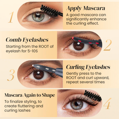 LashGlamPro™ Heated Eyelash Curler
